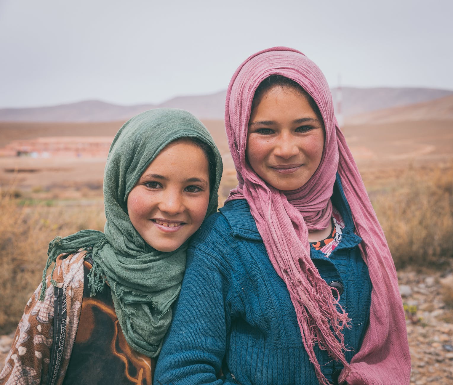 portrait sourire filles joyeux